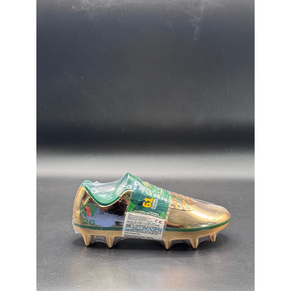 Supergoal Worlds Best Soccer Player Collectibles Gold Green Mini Cleat No 26